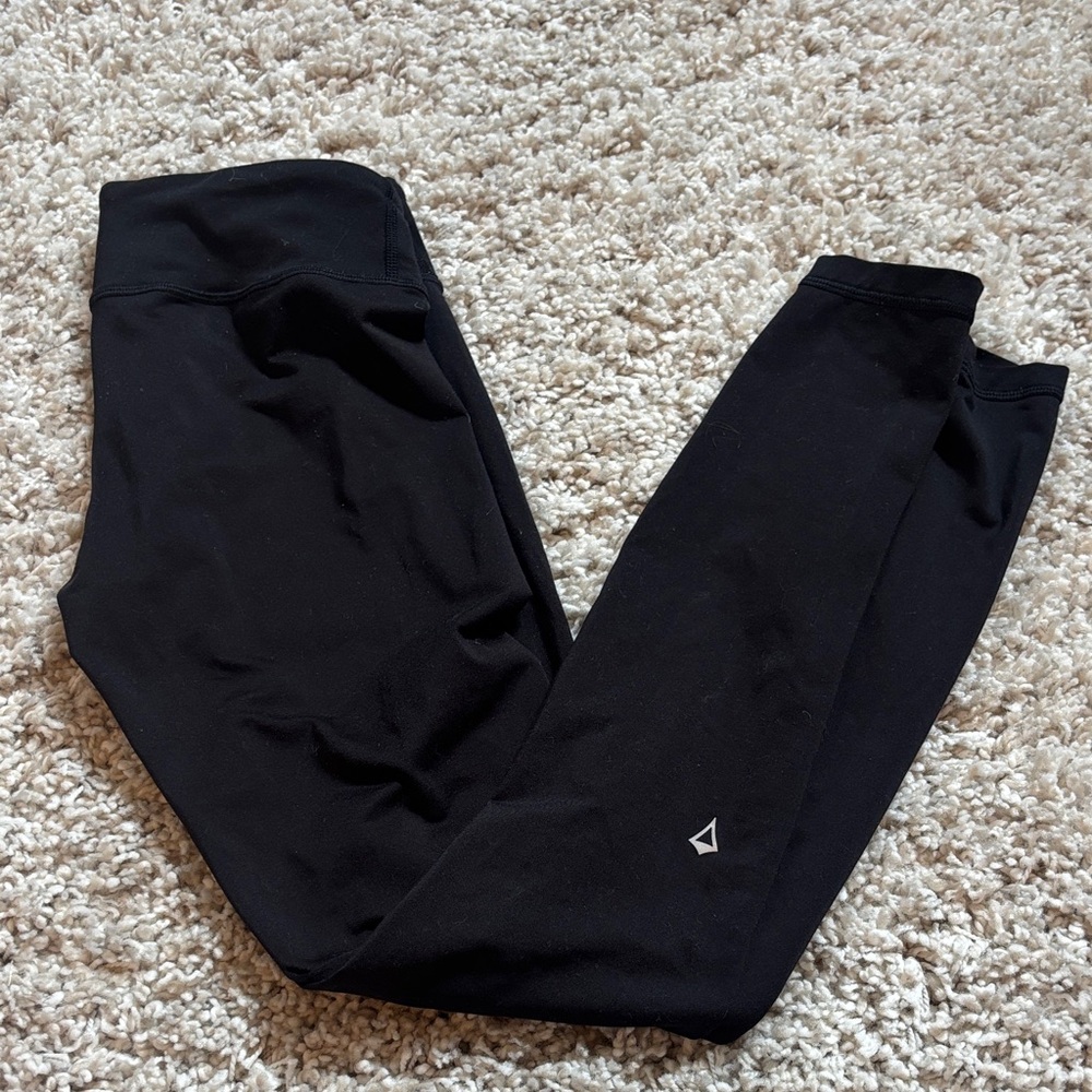 Ivivva Black Leggings with drawstring